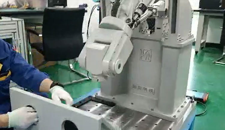 扬天混联机器人平台（基座）安装_视频教程